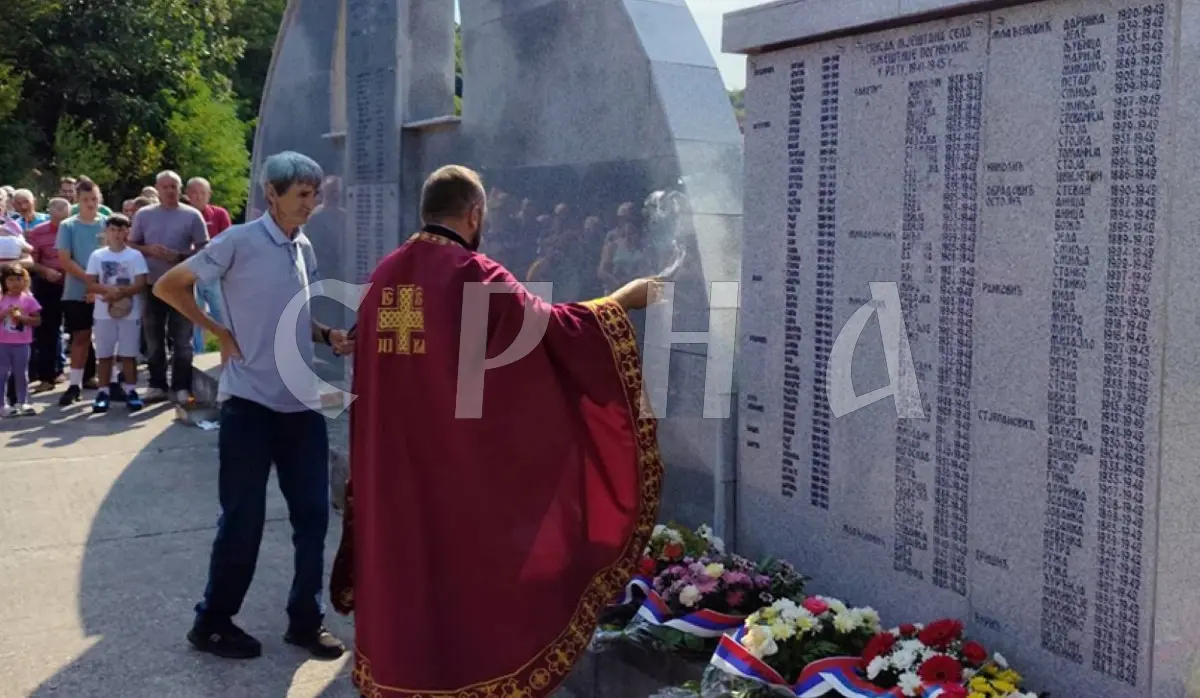 SERB VICTIMS OF JEŽESTICA REMEMBERED AT MEMORIAL SERVICE