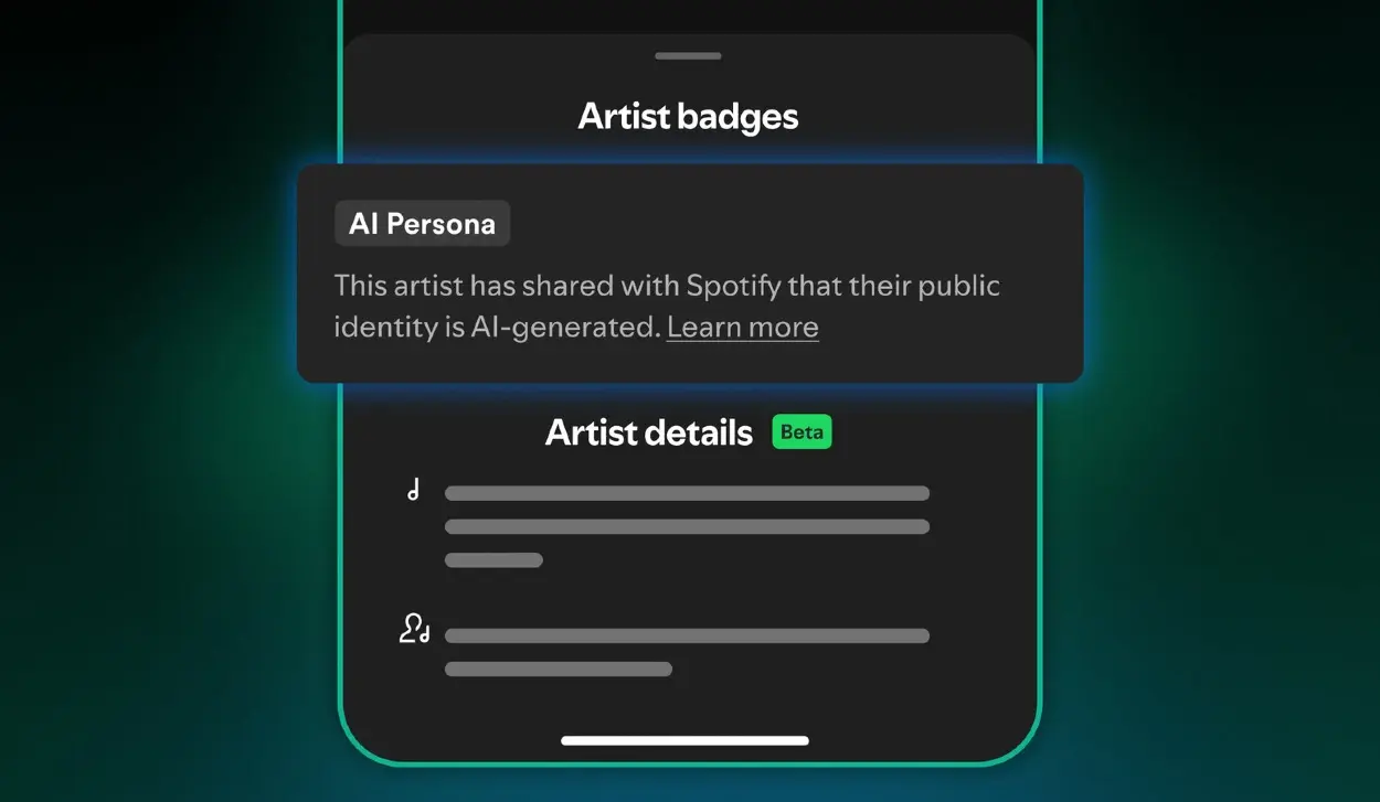 AS OF SEPTEMBER, SPOTIFY WILL LABEL ARTISTS USING AI