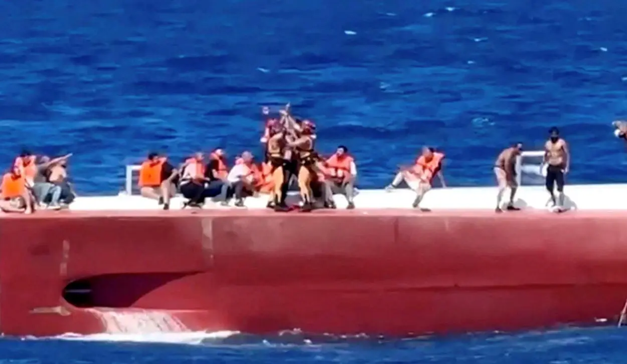 14 PEOPLE DETAINED OVER FERRY SINKING