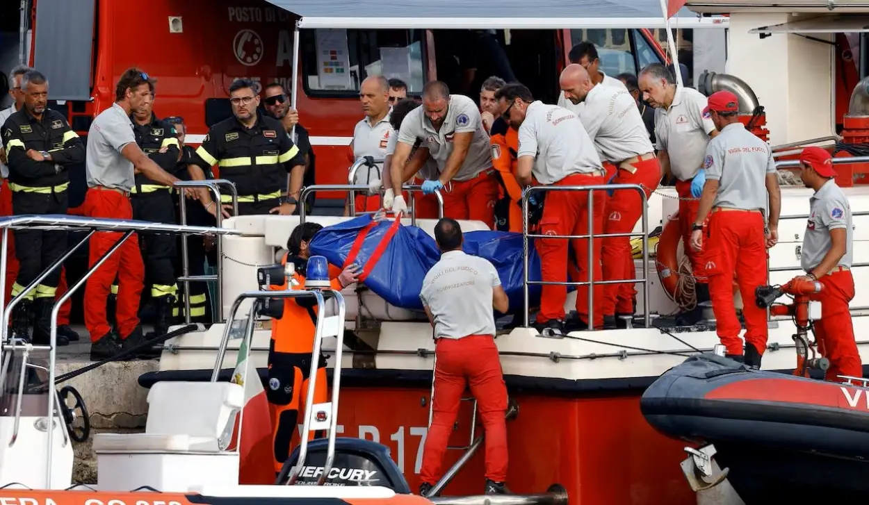 RESCUERS FIND BOAT CARRYING SEVEN BODIES AND RESCUE 57 PEOPLE