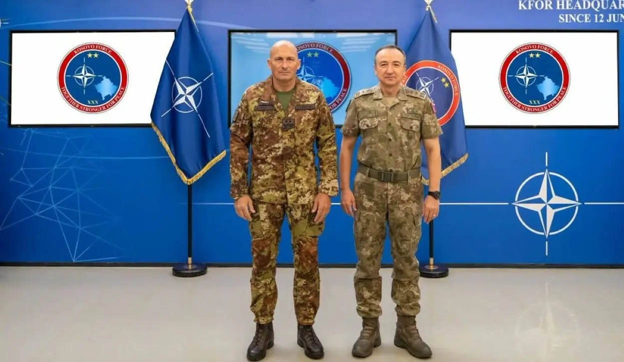 NEW KFOR COMMANDER ITALIAN GENERAL ROBERTO VERGORI