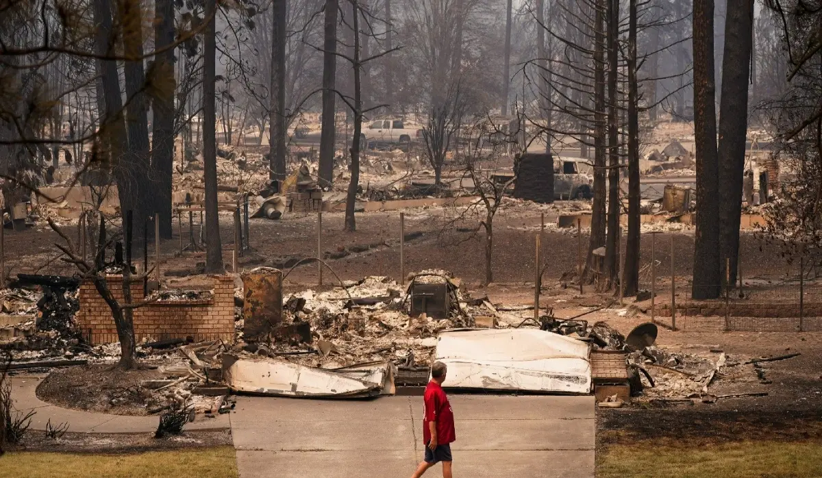 MAN ARRESTED IN WASHINGTON ON SUSPICION OF STARTING WILDFIRE
