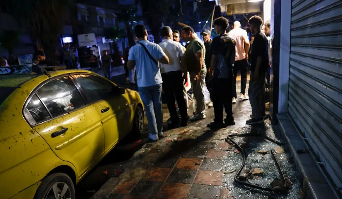 TWO PEOPLE KILLED IN EXPLOSION IN JARAMANA