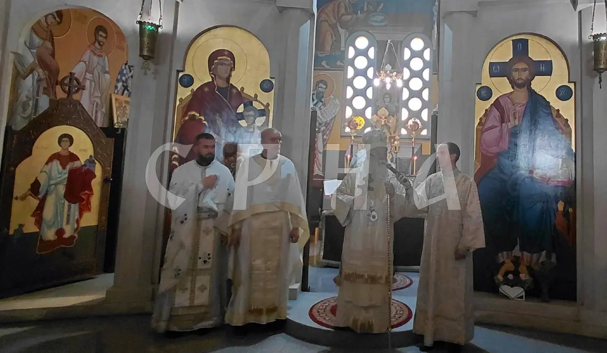 CHURCH'S PATRON SAINT'S DAY CELEBRATED, METROPOLITAN OFFICIATED, LARGE NUMBER OF WORSHIPPERS ATTENDED