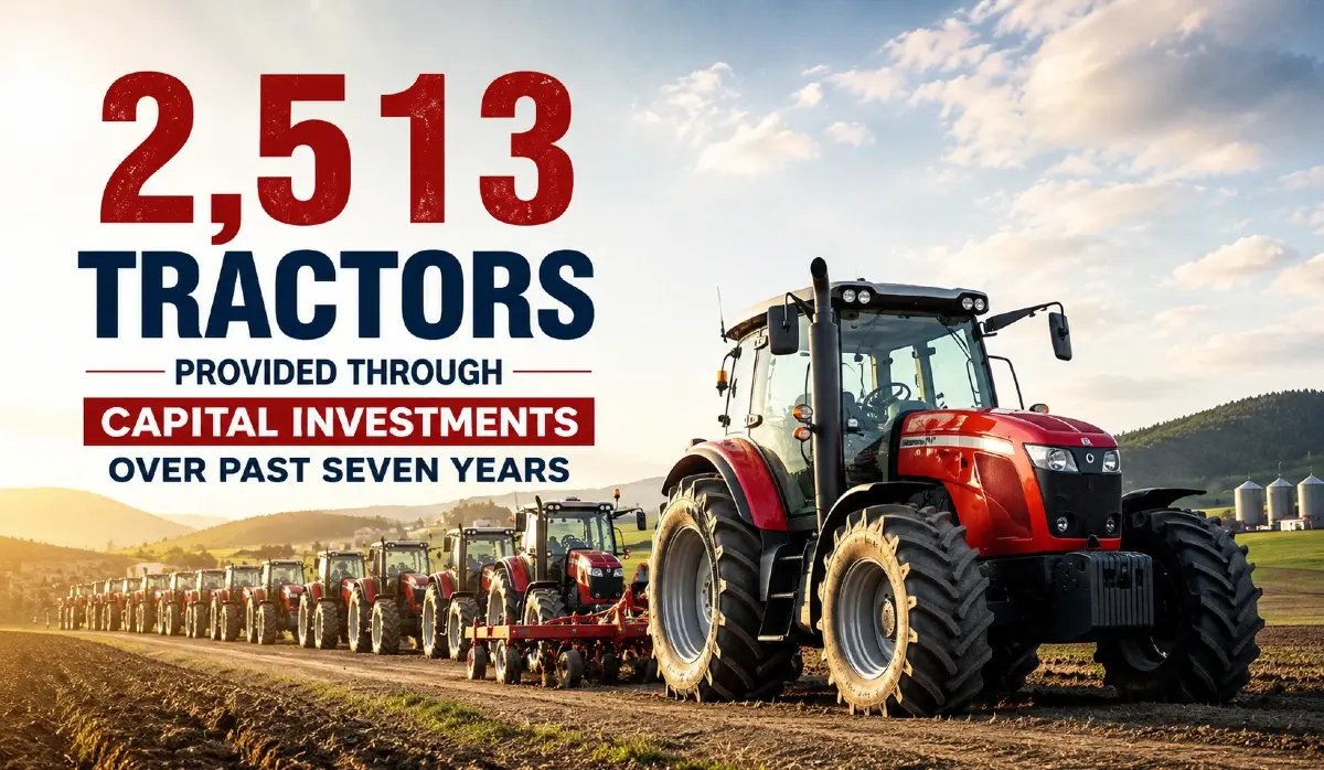 MINIĆ: 2,513 TRACTORS PROVIDED THROUGH CAPITAL INVESTMENTS OVER PAST SEVEN YEARS