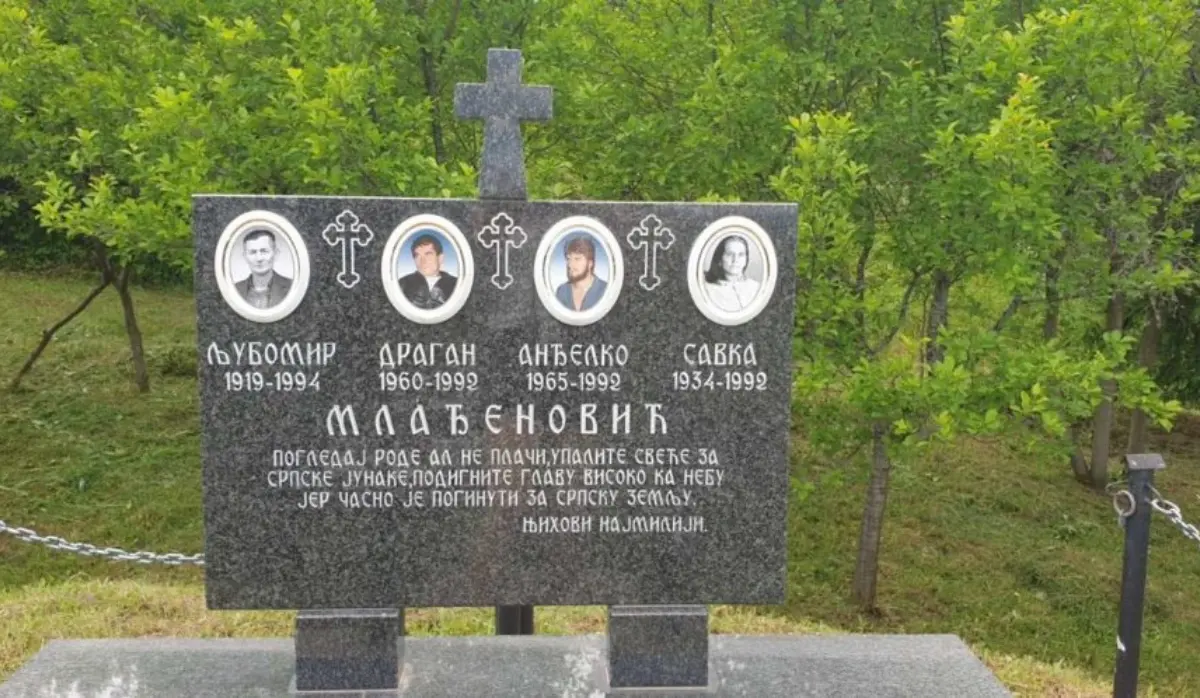 RENEWED SUFFERING OF THE MLAĐENOVIĆ FAMILY - EVIDENCE OF THE CONTINUED DESTRUCTION OF SERBS