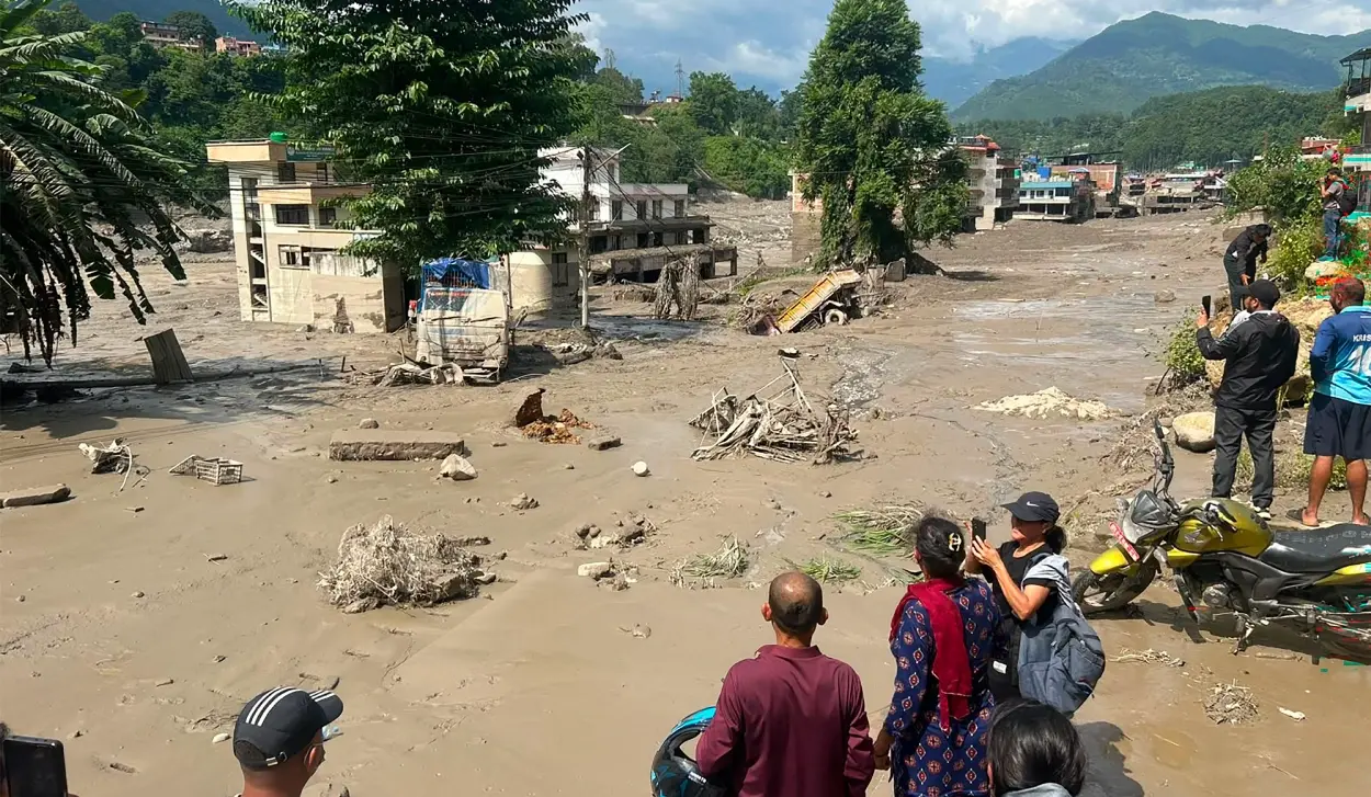 DEVASTATING WAVE ENGULFS VILLAGES, DEATH TOLL RISES TO 95