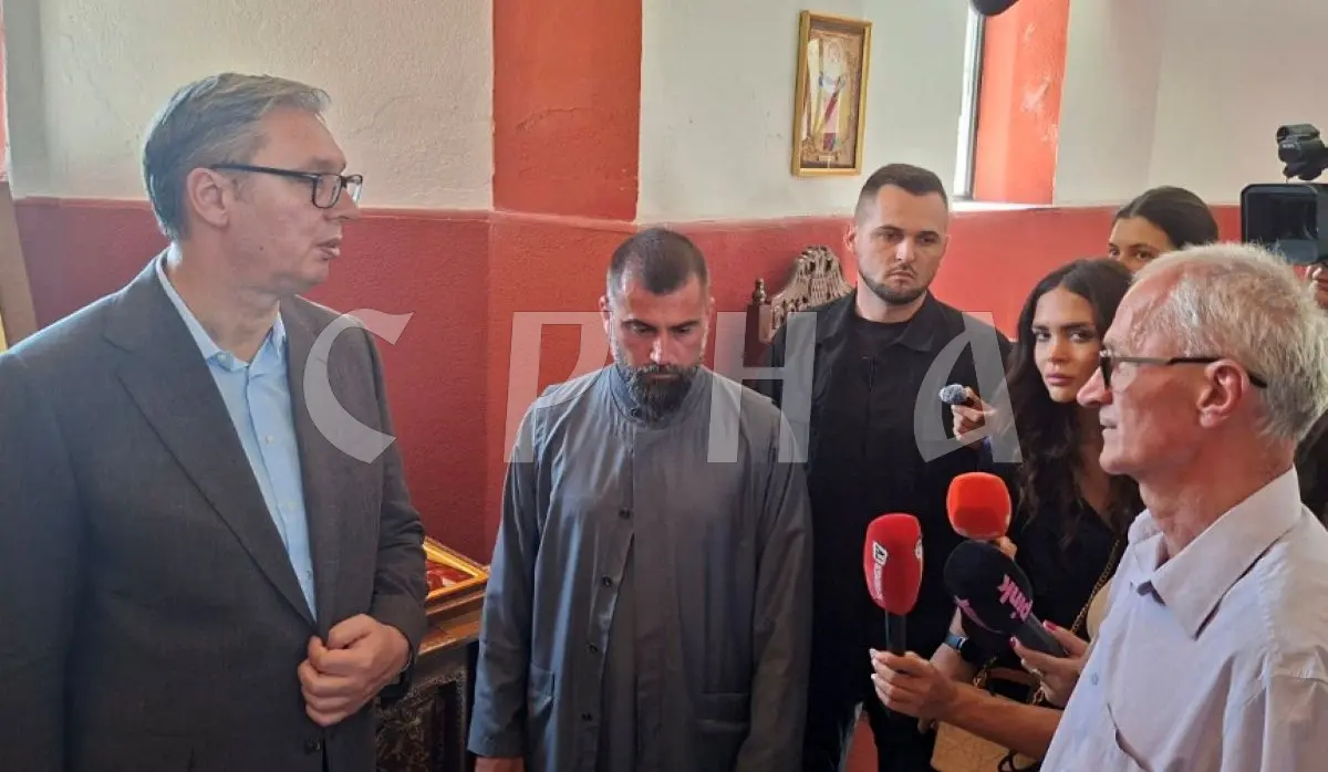 VUČIĆ AND ĐOKIĆ VISIT CHURCH IN NOVO SELO