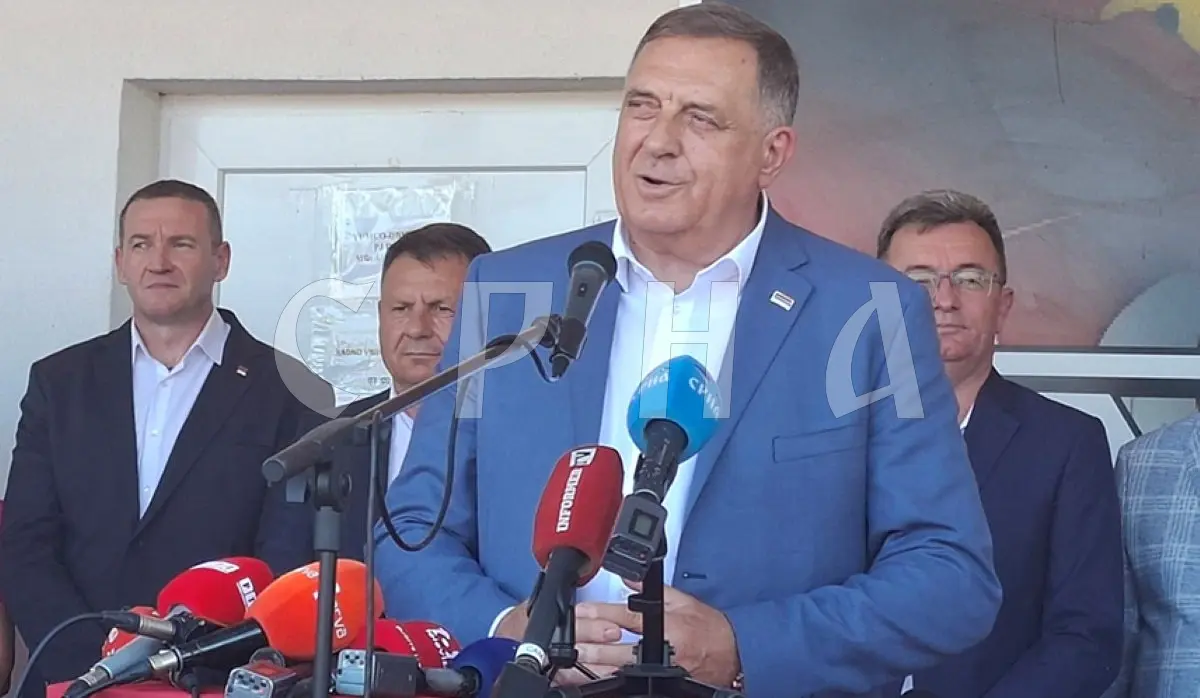 DODIK: SRPSKA AND SERBIA STAND BY THEIR PEOPLE IN DRVAR AND WILL KEEP INVESTING
