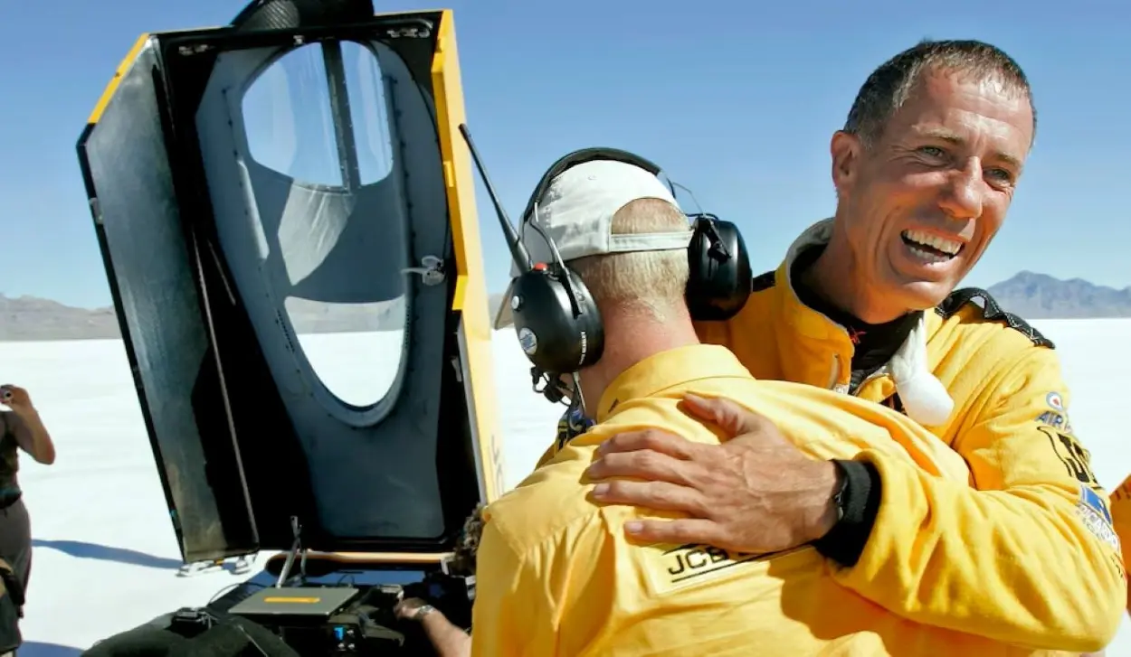 DRIVER WHO BROKE SOUND BARRIER IN CAR TRIES NEW LAND-SPEED RECORD