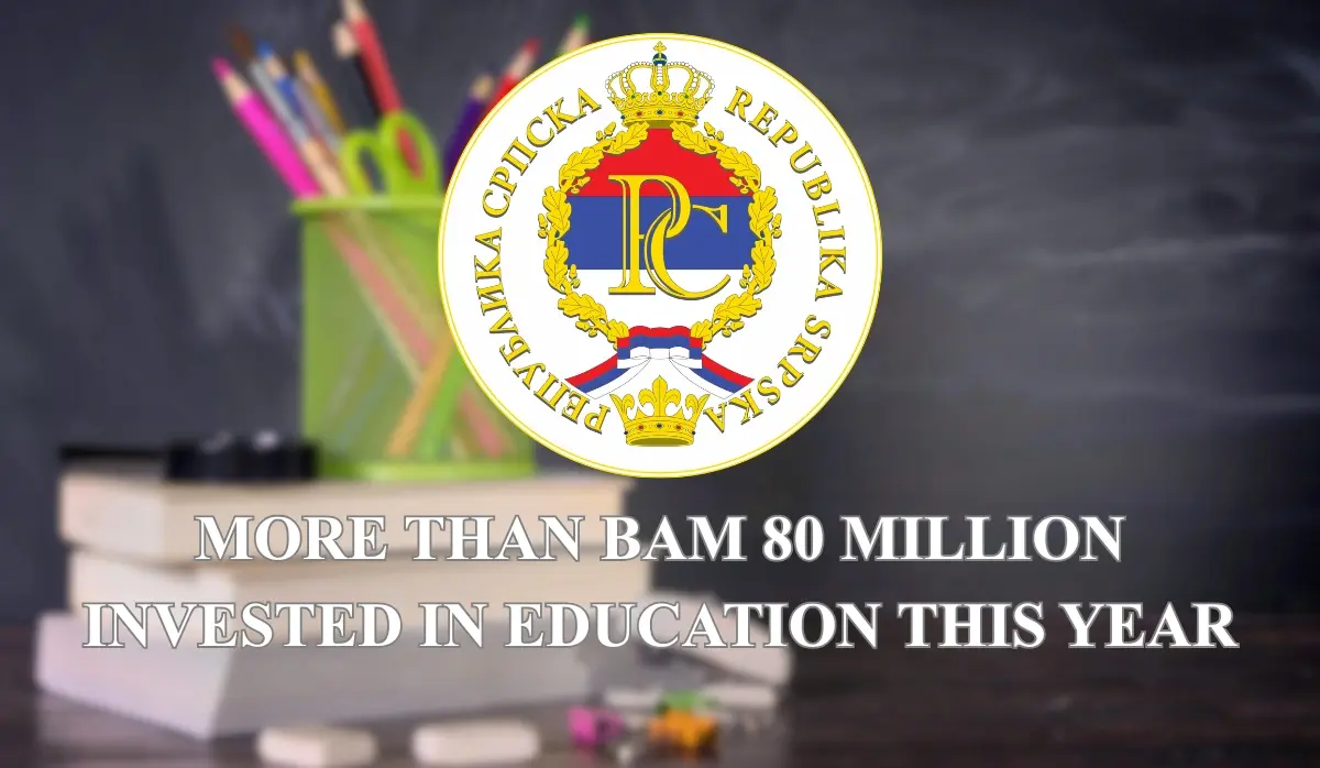 MORE THAN BAM 80 MILLION INVESTED IN EDUCATION THIS YEAR