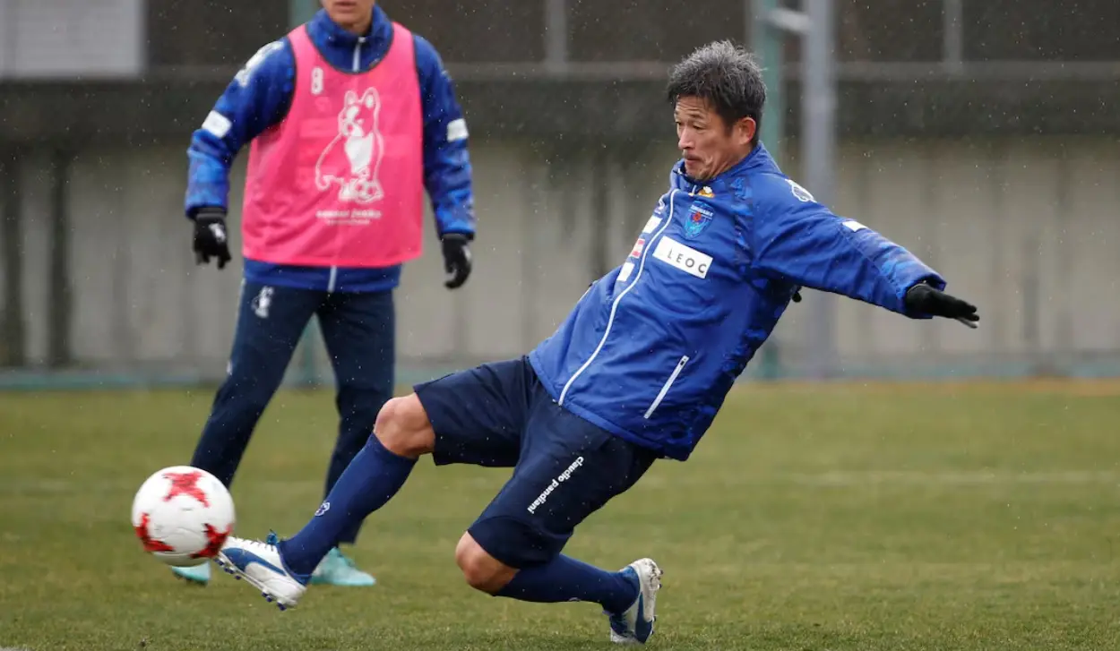 MIURA OLDEST SCORER IN HISTORY OF EMPEROR'S CUP