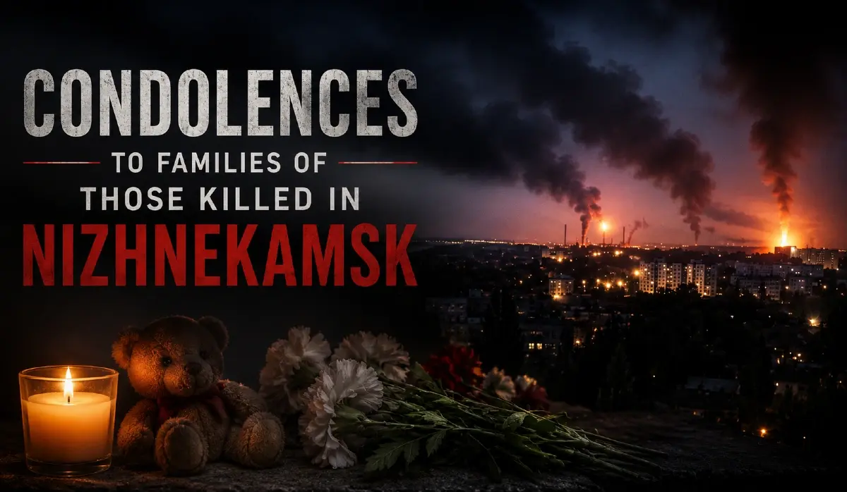 CONDOLENCES TO FAMILIES OF THOSE KILLED IN NIZHNEKAMSK