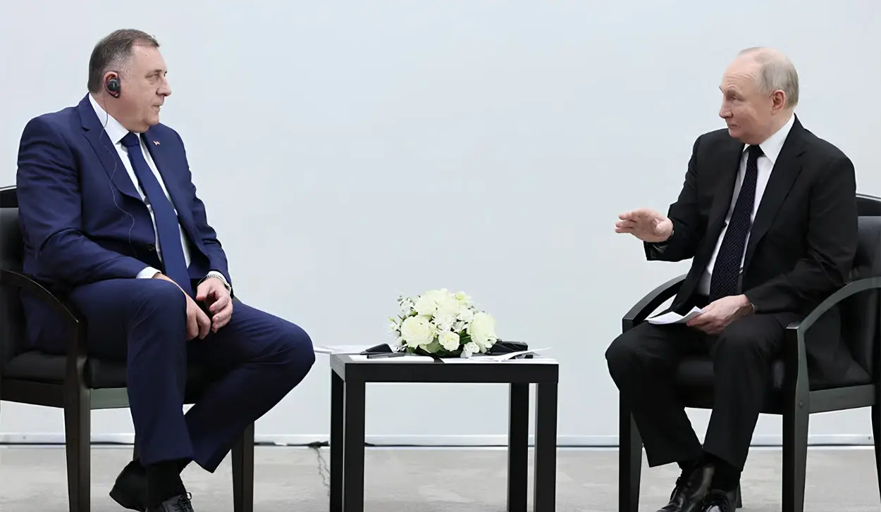 DODIK: GAS SUPPLIES AMONG TOPICS WITH PUTIN