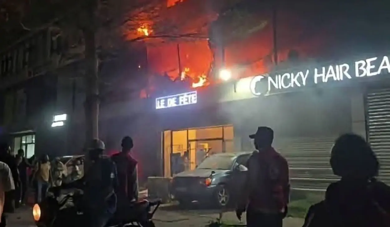 AT LEAST 22 DIE IN WEDDING FIRE IN KINSHASA