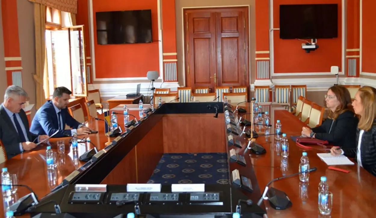 MILIĆ AND KADRIĆ DISCUSS ECONOMIC AND CULTURAL COOPERATION WITH ITALY WITH CASTELLANI