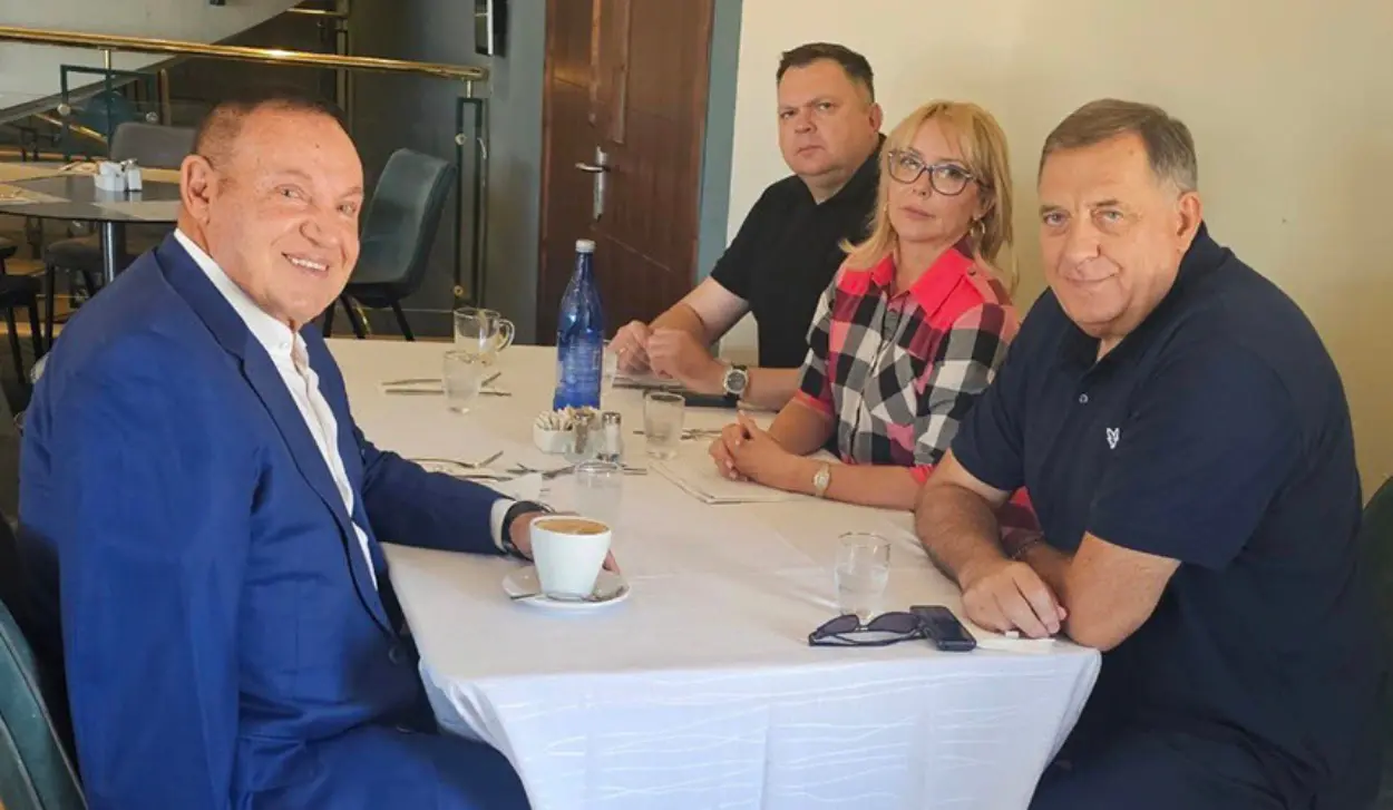 SRPSKA DELEGATION MEETS LEVY, FRIEND OF SRPSKA AND SERBIAN PEOPLE