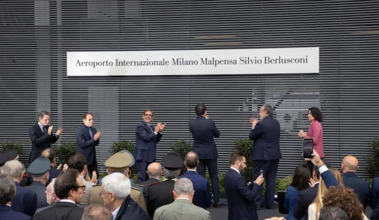 MILAN AIRPORT NAMED AFTER BERLUSCONI
