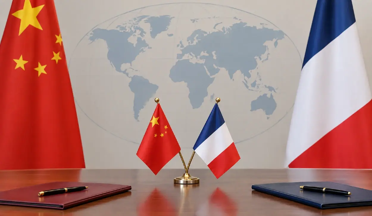 CHINA, FRANCE FOREIGN MINISTERS DISCUSS BILATERAL RELATIONS AND INTERNATIONAL ISSUES