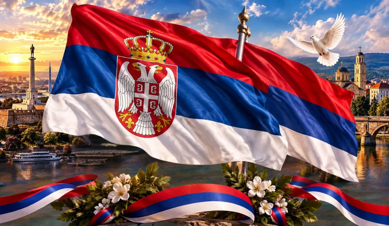 MINIĆ: OUR TRICOLOUR FLIES PROUDLY TODAY