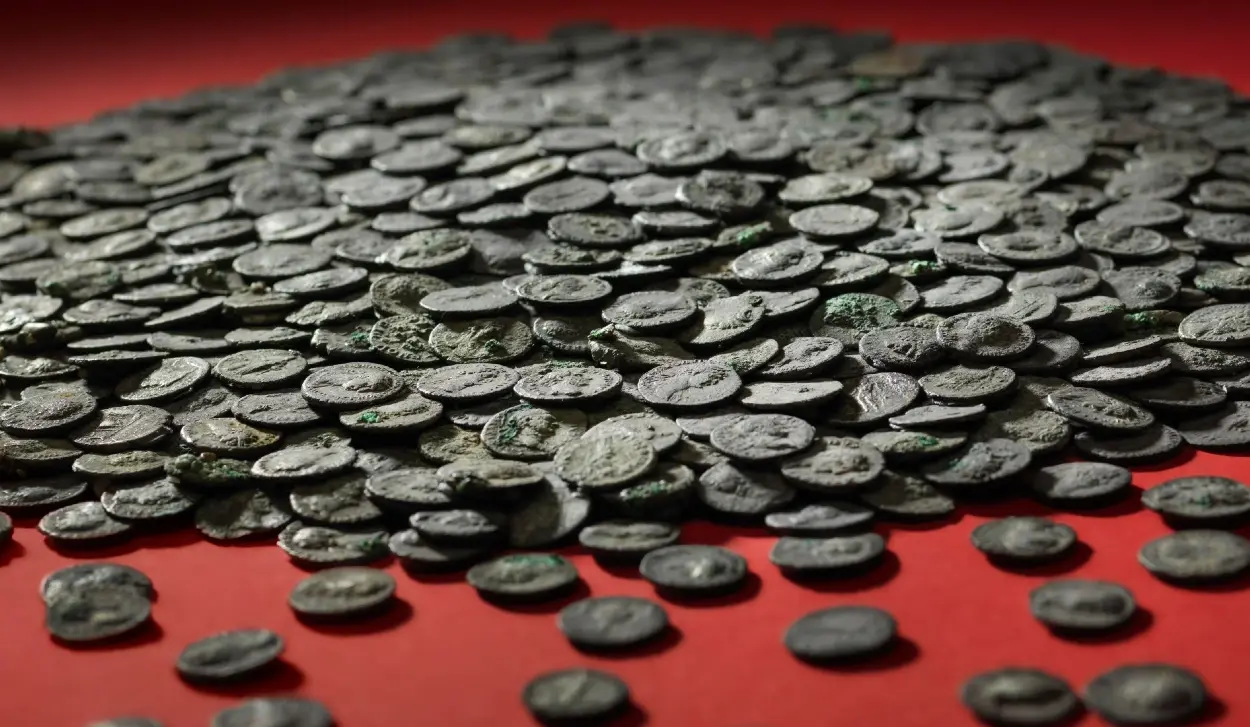 LARGEST STASH OF ROMAN SILVER COINS FOUND IN ONE PLACE