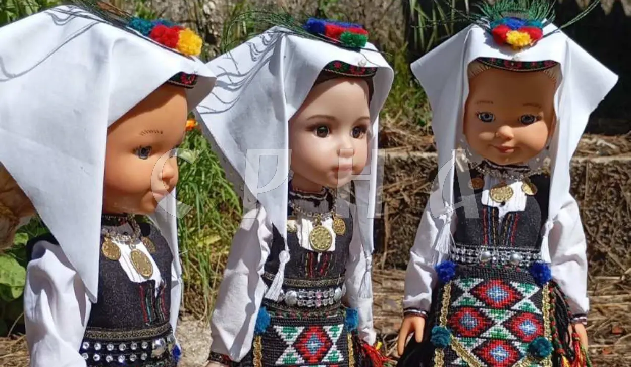DOLL IN SERBIAN NATIONAL COSTUME FROM KUPRES AREA REACHES ALL CORNERS OF WORLD