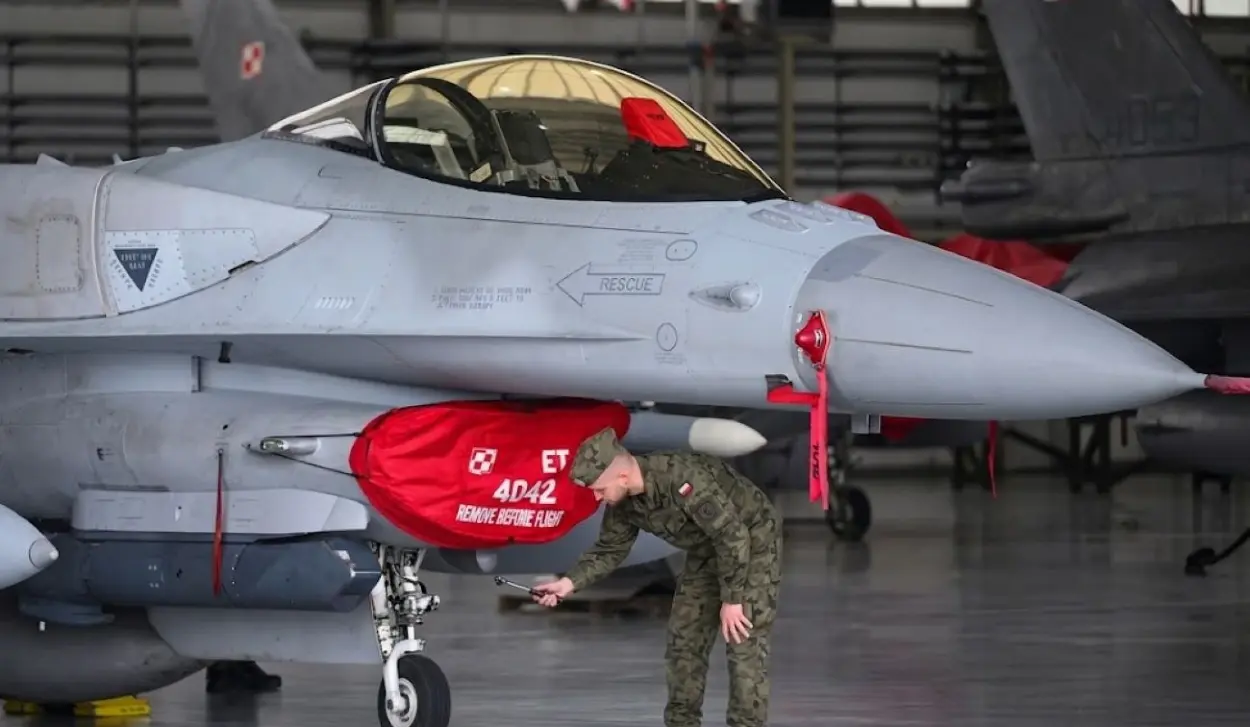 POLISH AIR FORCE PUT ON ALERT FOLLOWING STRIKES IN UKRAINE