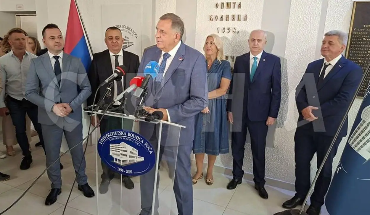 DODIK: FOČA UNIVERSITY HOSPITAL SHOULD BE DEVELOPED INTO CLINICAL CENTRE