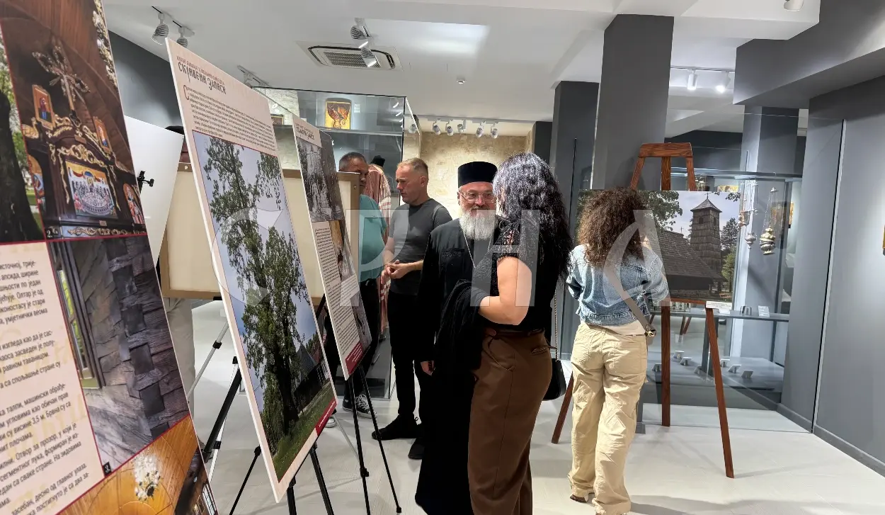 EXHIBITION ON POTKOZARJE'S LOG CHURCHES OPENS AT ŽITOMISLIĆ MONASTERY MUSEUM