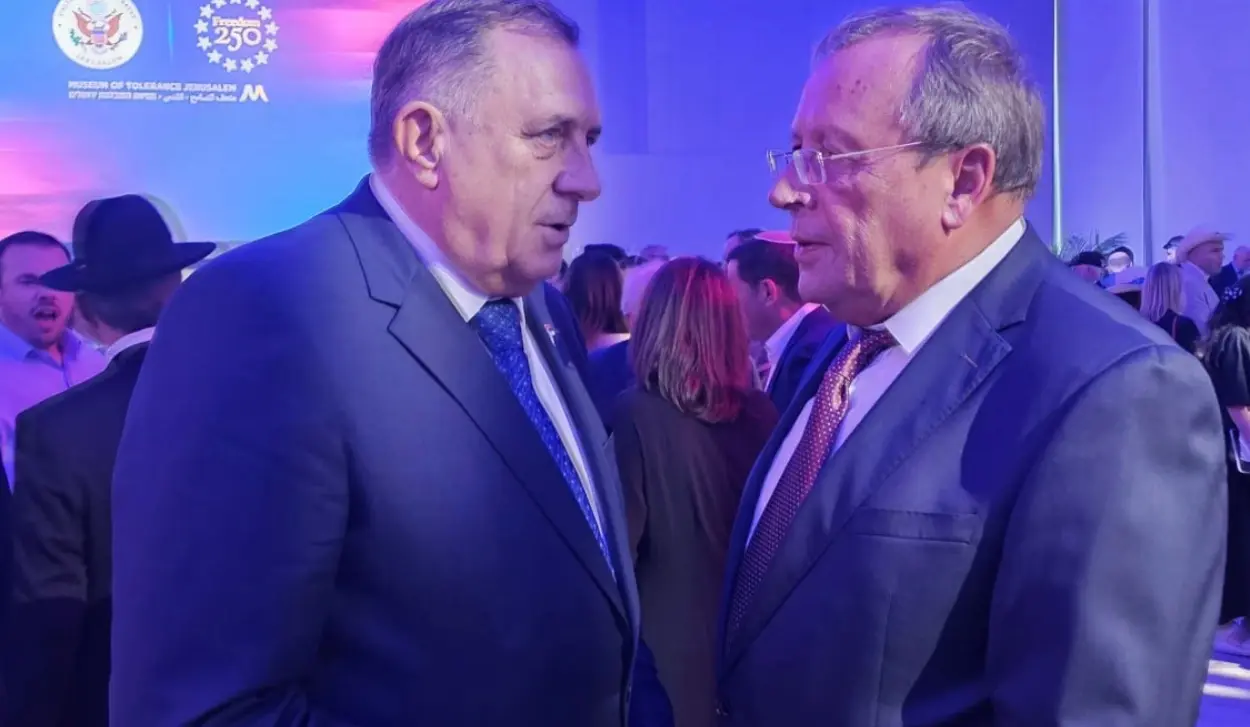 DODIK AND OLD FRIEND ANATOLY VIKTOROV DISCUSS SITUATION IN THE BALKANS
