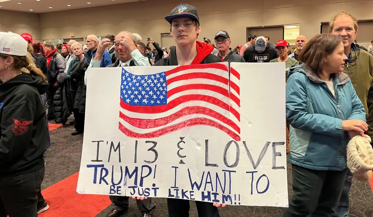 SUPPORT FOR TRUMP GROWING IN THE US