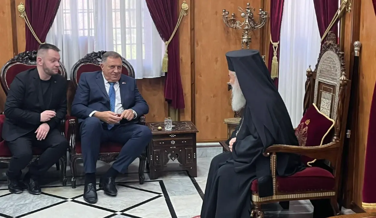 DODIK - PATRIARCH THEOPHILOS III MEETING BEGINS