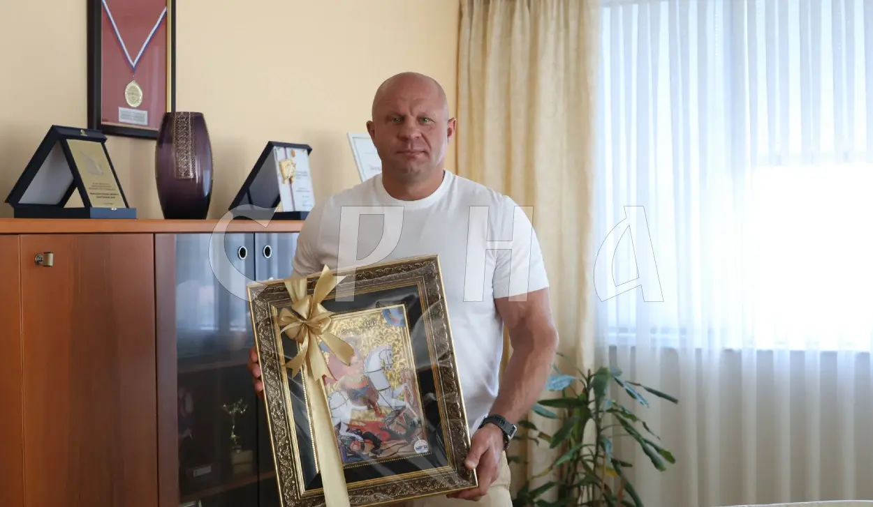 IGNJATOVIĆ WELCOMES EMELIANENKO AND HAILS SPORTING TIES WITH RUSSIA