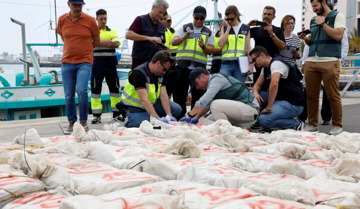 MORE THAN TWO TONNES OF COCAINE FOUND ON YACHT
