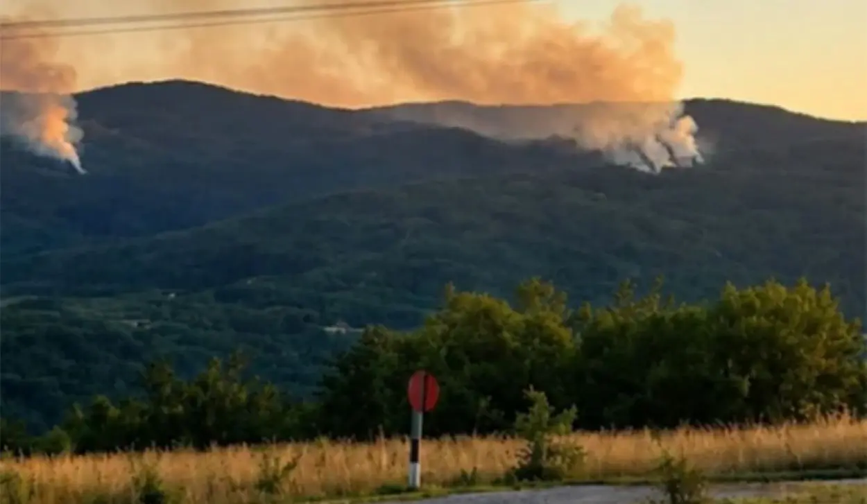 RUNIĆ: WILDFIRE DESTROYS SEVERAL HOUSES