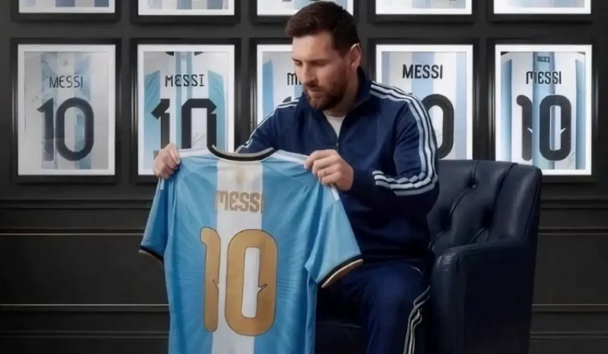 ADIDAS PREPARES SPECIAL JERSEY FOR MESSI'S FINAL APPEARANCE FOR ARGENTINA