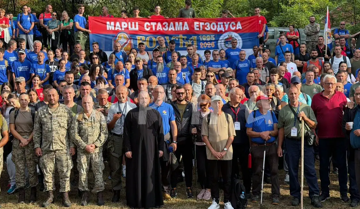 TRAILS OF EXODUS MARCH PARTICIPANTS SET OUT FROM TUMARE TOWARD STOG