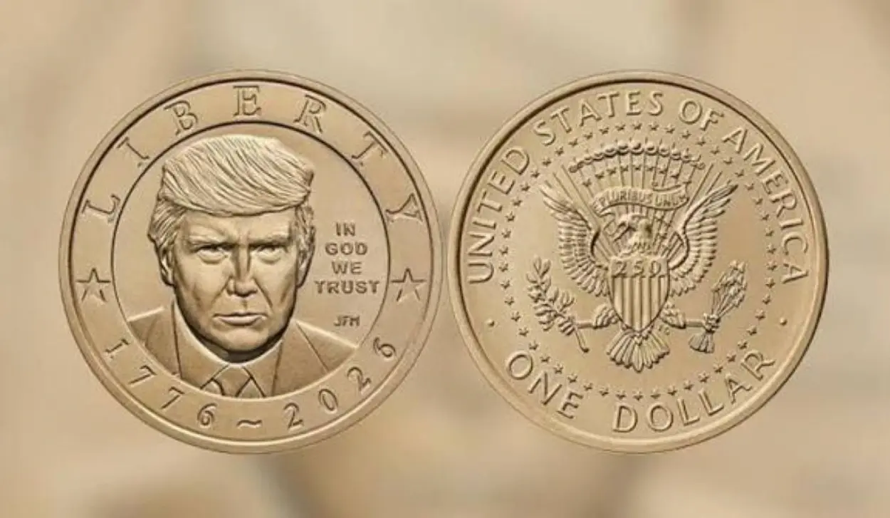ONE-DOLLAR COINS FEATURING TRUMP’S PORTRAIT TO GO ON SALE SOON