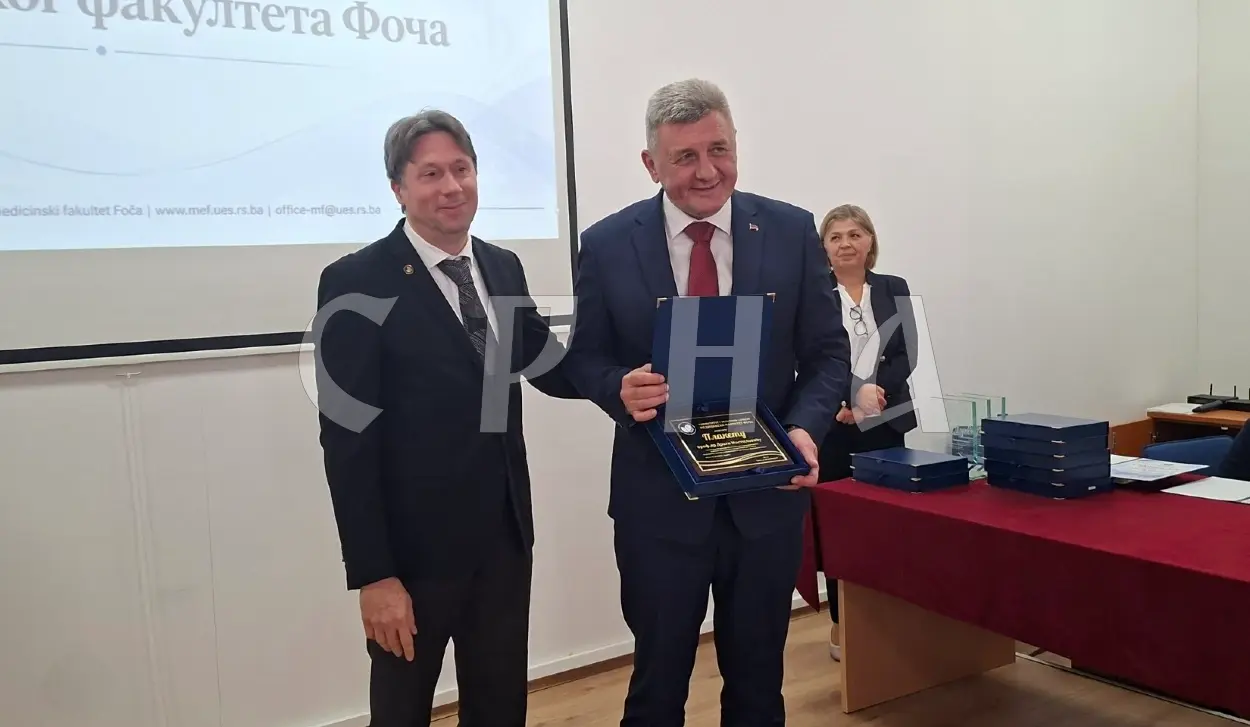 FACULTY OF MEDICINE DAY MARKED, MINISTER MASTILOVIĆ RECEIVES TOP HONOUR
