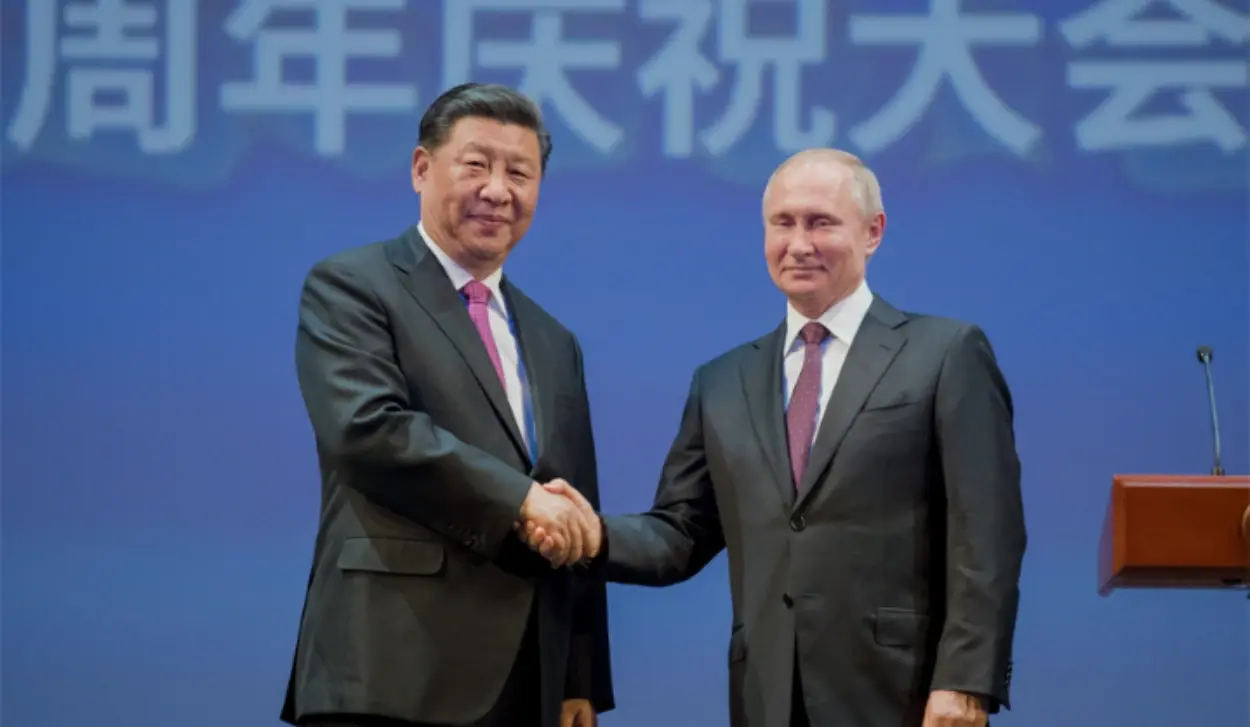 PUTIN CONGRATULATES XI ON 77TH ANNIVERSARY OF FOUNDING OF PEOPLE'S REPUBLIC OF CHINA