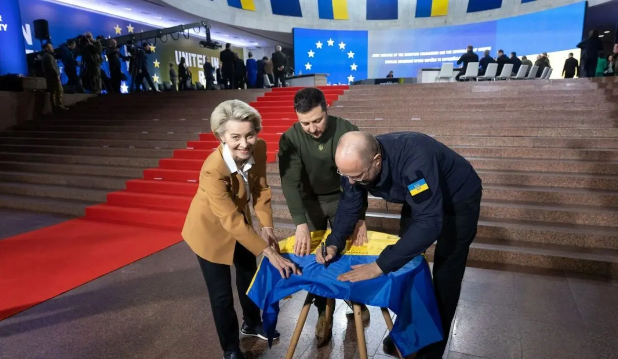 DECLINING SUPPORT FOR KYIV'S RAPID EU ENTRY