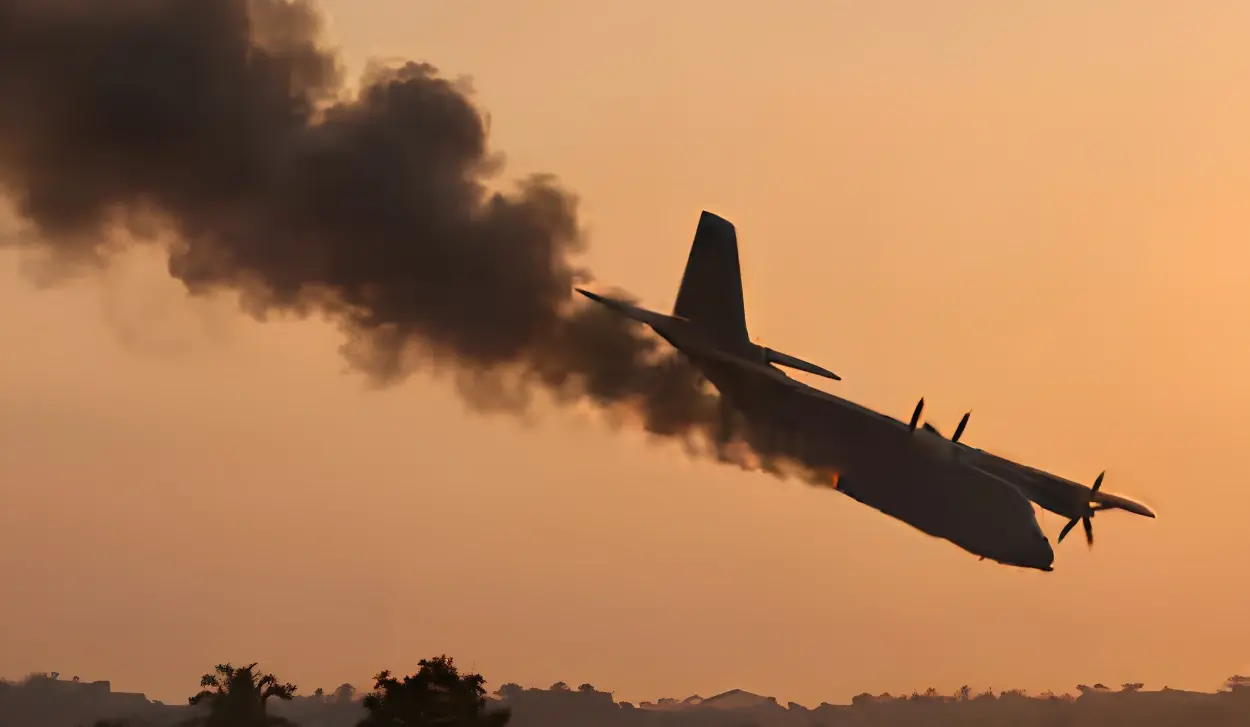 MILITARY AIRCRAFT CARRYING 32 CRASHES