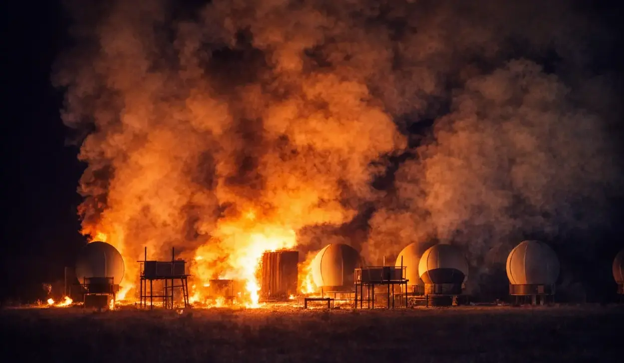 TWO GERMAN TEENAGERS SUSPECTED OVER STARLINK FIRE