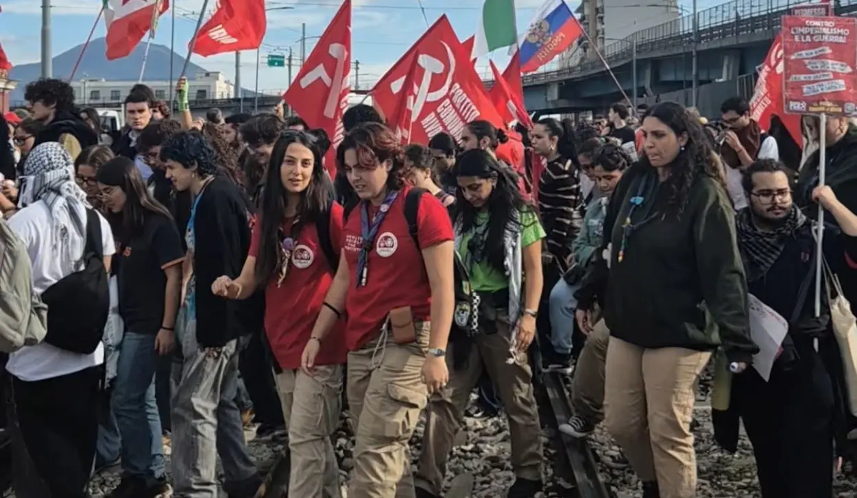 MASS STUDENTS AND WORKERS' PROTESTS DURING NATIONWIDE STRIKE