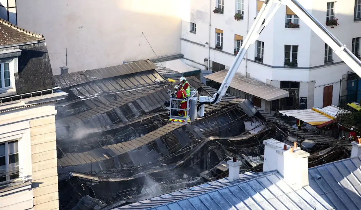 BLAZE DESTROYS HISTORIC FOOD MARKET