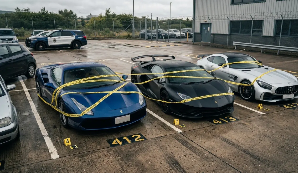 POLICE RECOVER STOLEN LUXURY VEHICLES WORTH ONE MILLION