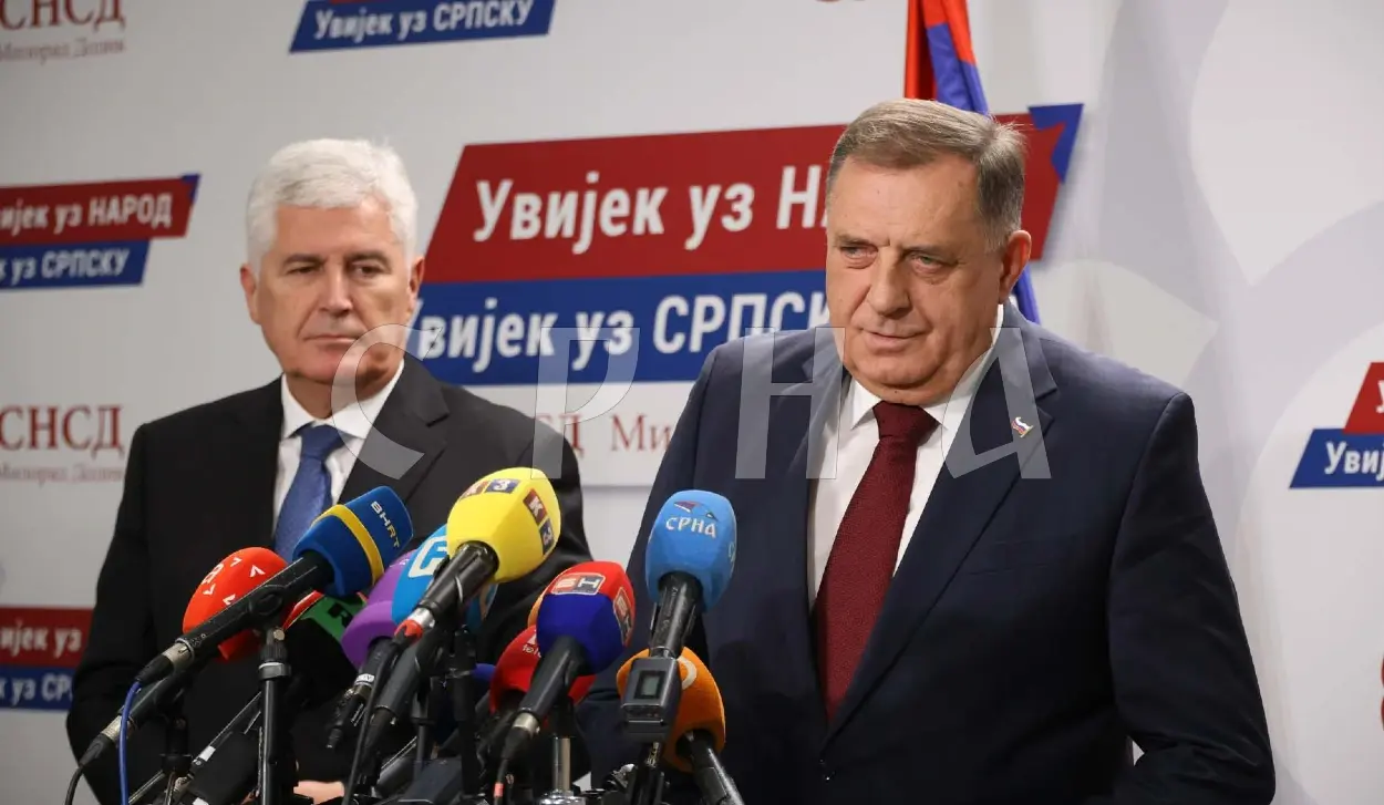 DODIK: WE WILL CONTINUE WORKING WITH HDZ BiH; CONSTITUTION OF BiH PRESIDENCY NEXT