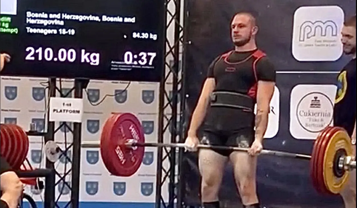 DOBOJ ATHLETE IS WORLD POWERLIFTING CHAMPION