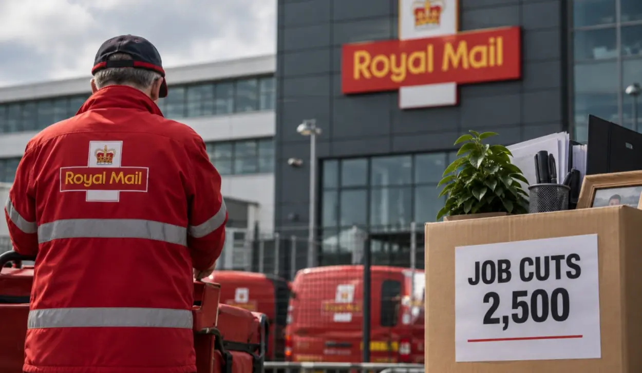 ROYAL MAIL TO CUT 2,500 JOBS