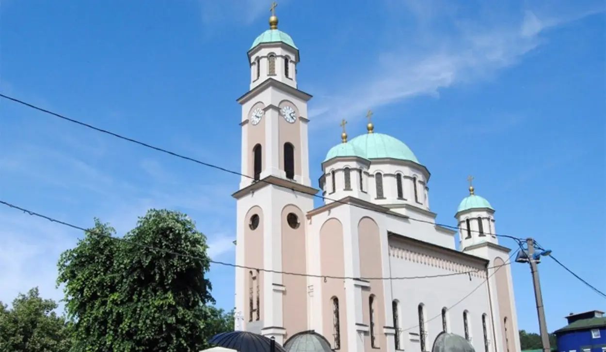 COPPER GUTTER STOLEN FROM ORTHODOX CHURCH